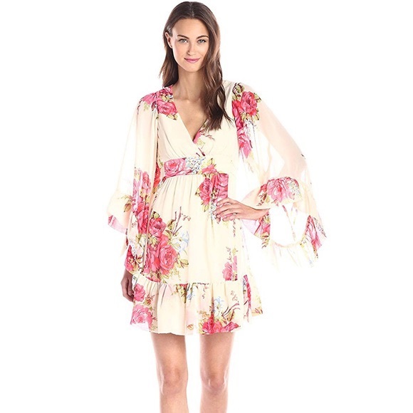 Betsey Johnson Dresses & Skirts - Betsey Johnson Floral Bambi Romance Dress Sz 4